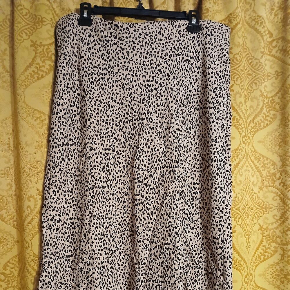 Cheetah slip skirt xxl
